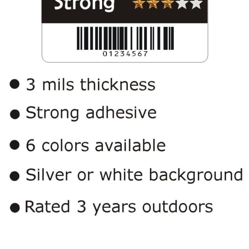 strong level asset tags