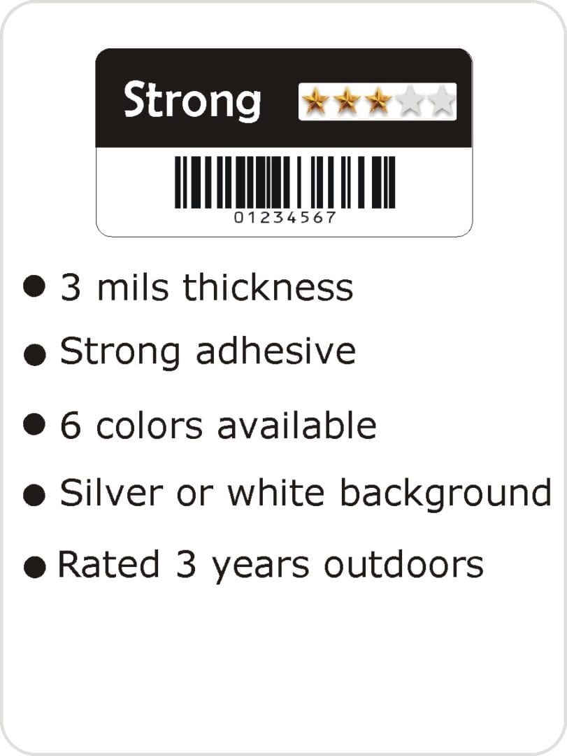 strong level asset tags