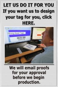 let us design your asset tag