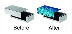 graphic overlays before and after