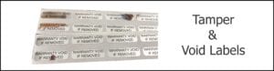 tamper and void labels