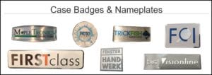 CASE BADGES & NAMEPLATES