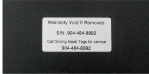 no residue silver void labels