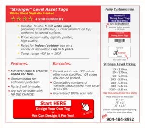 asset tags for asset tracking