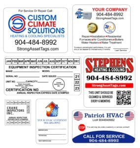service sticker hvac