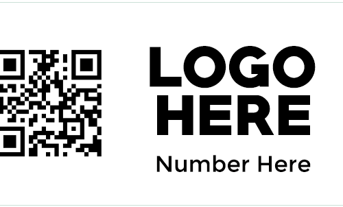 QR Code Large Logo No Color