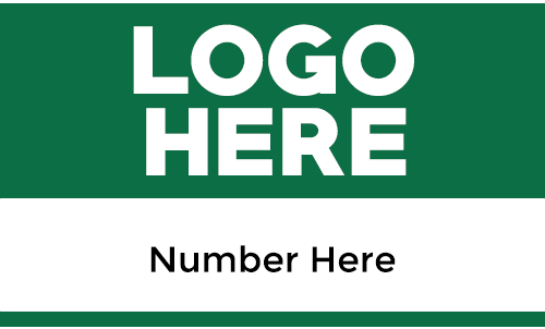 S/N Logo White Strip