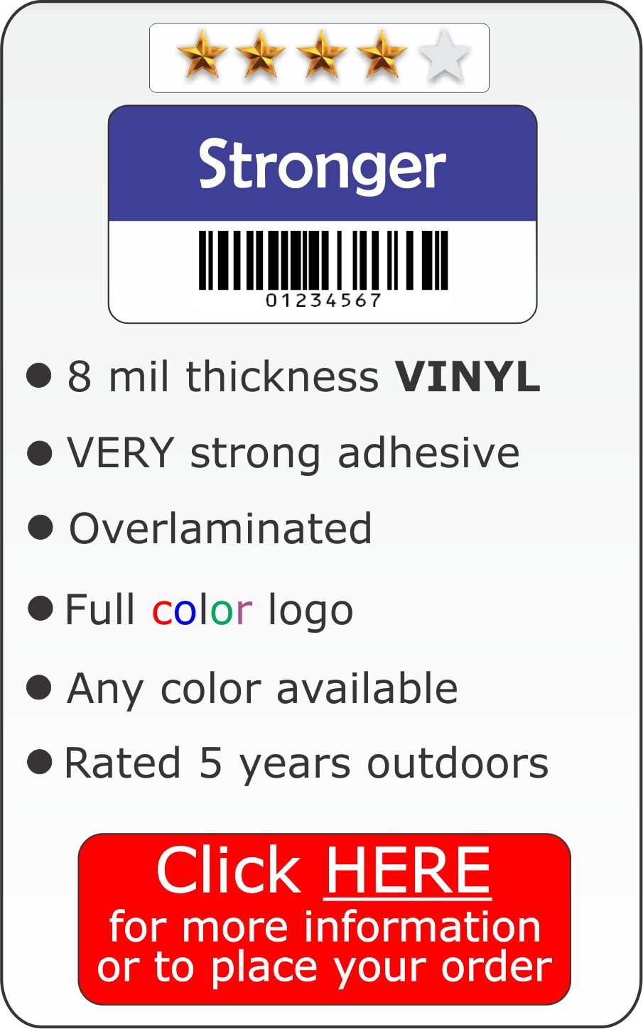 Stronger Asset Tag